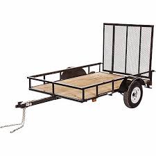 Carry On Trailer 5 Ft X 8 Ft Open Wood Floor Utility Trailer Model 5x8spw At Tractor Supply Co Utility Trailer Carry On Trailer Trailers For Sale