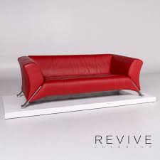 Rolf Benz 322 Leder Sofa Rot Dreisitzer Couch 10783 Revive Interior Rotes Sofa Couch Sofa