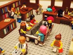 The Library In Lego Form Aka The Absolute Last Post I Will Write About Lego Librarians Lego Library Librarian Lego