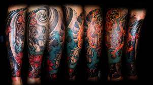 Japanese Leg Sleeve Leg Sleeve Tattoo Sleeve Tattoos Leg Sleeves