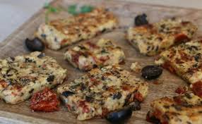 Panisse Aux Olives Noires Et Tomates Sechees Ig Bas Tomates Sechees Ig Bas Idees De Collations