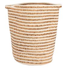 Panier A Linge En Fibre Vegetale Tressee Cocoon Maisons Du Monde En 2020 Panier A Linge Panier A Linge Osier Maison Du Monde