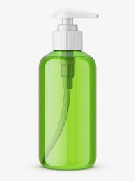 Download Green Soap Bottle With Pump Mockup Smarty Mockups