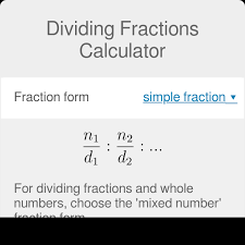 Answer (simplified) the solution in proper or improper format. Dividing Fractions Calculator Step By Step Solution