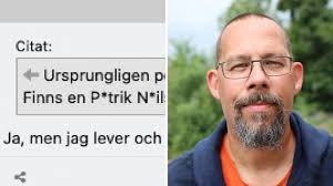 Patrik, 51: ”Jag skrev att jag inte var död”