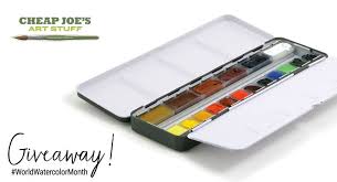 Cheap Joe S Art Stuff World Watercolor Month Giveaway Week 2 Advertising And Promotion Sweepstakes Scrapbook Albums