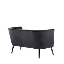 trone divano nero h 76 x w 130 x d 71 cm zwart sofa tron