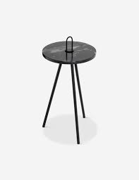 Daisy Side Table Multi Black Marble In 2020 Side Table Black Marble Side Tables Black Marble