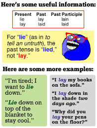 What S Up With Lay And Lie Teaching Writing Happy Students Grammar And Vocabulary