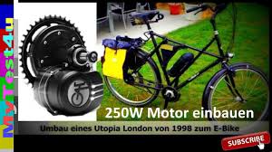 Vom Fahrrad Zum E Bike 1 Motor Tsdz Einbauen Step By Step Youtube