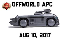 This is fantastic, thank you. Offworld Apc Custom Lego Youtube