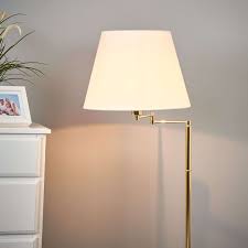 Stehleuchte Berlin Mit Schalter Stehlampe Messing Schwenkbar