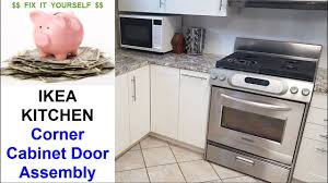 In this nice chance, we give you a discussion of kitchen cupboard doors and also some things around. Ikea Kitchen Corner Cabinet Door Installation Youtube