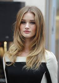 Long Straight Ombre Hairstyle With Long Face Framing Layers And Middle Part Hair Styles Long Hair Styles Long Face Hairstyles