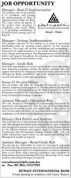 Lead risk management analyst (information security) navy federal credit union 4.0 vienna, va 22180 • temporarily remote gather and synthesize data; Manager Credit Risk Job In Kuwait Banking Insurance Timesascent Com