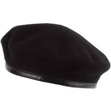 Laulhere Hats Merino Wool French Military Beret Black Military Beret Military Fashion Berets Cap