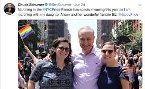 «congratulations to elizabeth weiland and alison schumer, daughter of sen. New York Senator S Daughter Alison Schumer Marries Girlfriend