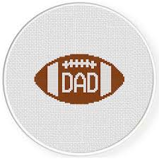 Take a look, and see what we have to offer! Football Dad Cross Stitch Pattern Daily Cross Stitch