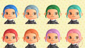 Animal Crossing New Horizons Switch Hair Guide Polygon