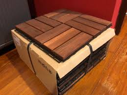 Silicone on the underside keeps the floor decking firmly in place and reduces the risk of slipping. Ikea Runnen Floor Decking Brown Furniture Home Living Furniture Other Home Furniture On Carousell