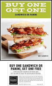 Pinned November 2nd Second Sandwich Free At Cornerbakery Cafe Thecouponsapp Corner Bakery Restaurant Offers Shopping Coupons