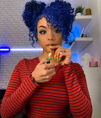 Upload your photo and easily. 30 Unique Blue Hair Color Ideas For Black Women New Hairstyles Haircuts