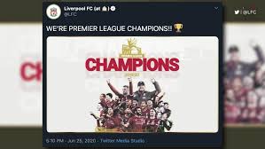 Afrikaans čeština dansk deutsch ελληνικά english english (uk) español (españa) español suomi français bahasa indonesia italiano 日本語 한국어 bahasa melayu norsk nederlands polski. Liverpool Wins English Premier League For The First Time In Club S History Cnn