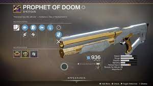 Destiny 2 Garden Of Salvation First Second Encounters Loot Prophet Of Doom Shotgun Showcase Youtube