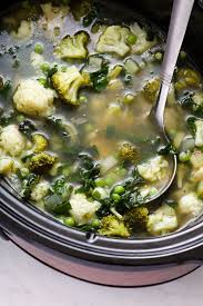 Recipe Everyday Green Vegetable Slow Cooker Soup Recipe Vegetable Slow Cooker Vegetarian Slow Cooker Recipes Slow Cooker Vegetarian
