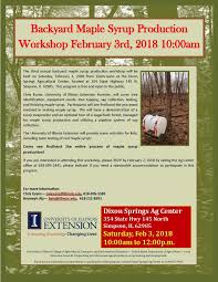 Maple syrup can be bought. Backyard Maple Syrup Production Workshop February 3rd Natural Resources And Environmental Sciences College Of Aces University Of Illinois