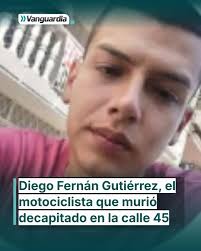 🚧 Esto es lo que se conoce del accidente de tránsito en el que Diego  Fernán Gutiérrez Valderrama, de 28 años, murió decapitado. 🛑 Más detalles  ⬇️🔗