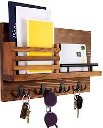 4.6 out of 5 stars 119. Storage Organization Vintage Car Key Holder Rustic Key Rack With 3 Key Hooks And 3 Floating Shelf Key Holder For Wall Decorative Key Organizer Wall Mounted Hallway Perfect Home Decor For