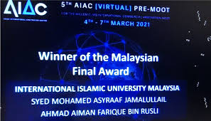 Click the link down below to access all the final examination papers. Iium Vis Moot Team Won The 5th Aiac Virtual Pre Moot 2021