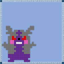 ポケモン 簡単 ポケモンアイロンビーズ作り方小さめドット図案 アイロンビーズ ビーズ 作り方 図案