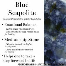 Blue Scapolite Crystal Meaning Crystals Healing Properties Crystals Energy Crystals