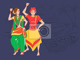 Couple Performing Koli Folk Dance Of Maharashtra India Wall Stickers Myloview Com 28 ramanjit kaur bajwa & rupali yadav. sticker couple performing koli folk dance of maharashtra india