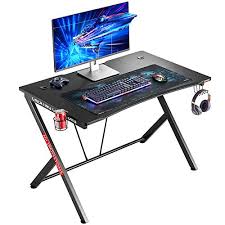 This gaming computer desk includes display stand, phone/ tablet slot, drink rack & sundries bucket, headphone holder & handle holder, and cable rack. Best Gaming Computer Desk Of 2021 Techlifeland