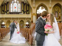 Saints peter and paul has a majestic spire visible from many points in downtown naperville. White Eagle Golf Club Wedding Naperville Il Marc Mindy