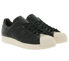 Versandkostenfrei zahlung auf rechnung kostenlose retoure. Adidas Originals Superstar 80s Turn Schuhe Glanzende Damen Sneaker Schwarz Weiss