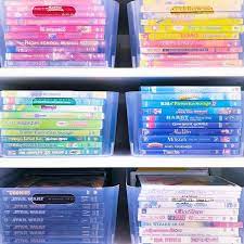 The Home Edit On Instagram Home Office Storage Living Area Storage The Home Edit Bins Movie Organization