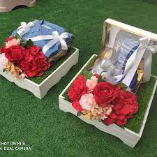 Contoh hantaran dari pihak perempuan kepada pihak lelaki. Design Pallet Tema Sewa Hantaran Murah Kepala Batas Facebook