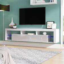 Check spelling or type a new query. Orren Ellis Floating Milano Tv Stand For Tvs Up To 90 Reviews Wayfair