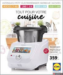Franchement, je trouve que le fait d'ajouter l'option wifi, ne justifie pas normal, ils baissent le prix mais suppriment le livre + des accessoires. Monsieur Cuisine Connect La Razzia