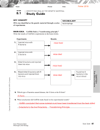 Dok level, the correct answer (key), and a rationale/explanation of the right and wrong answers. Dna The Genetic Material Worksheet Answers Nidecmege