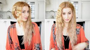 Crimped hairstyles for long hair. Loose Crimped Boho Waves Hairstyle Fancy Hair Tutorial Youtube