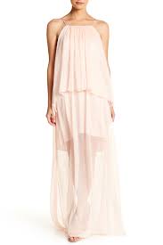 lanza woven maxi dress