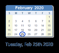 08 feb to 14 feb 2021. February 25 2020 Date In History News Top Tweets Social Media Day Info