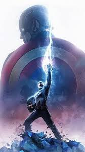 Avengers Endgame Captain America Thor Hammer Lightning 4k 3840x2160 Wallpaper Marvel Wallpaper Marvel Artwork Captain America Wallpaper