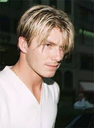 David Beckham 90s Blond Hair Jpg 400 544 David Beckham Haircut Beckham Haircut Men Blonde Hair