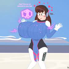 D.va's suit Hacked | Body Inflation | Know Your Meme